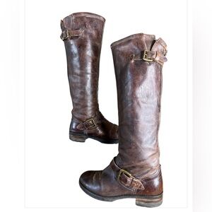 Steve Madden Tall leather boots Buckeye sz.8
